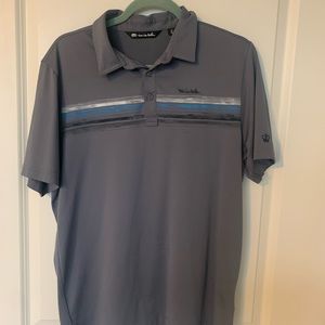 Travis Mathew Grey golf shirt Medium